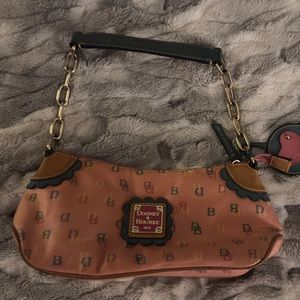 Dooney & Bourke Pink Rainbow Logo Mini Bag